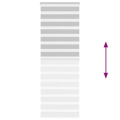 Зеброва щора 85x200 см Ширина на плата 80,9 см Полиестер