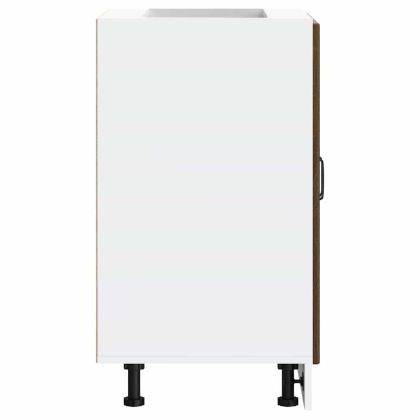 Шкаф за мивка, Lucca, кафяв дъб, инженерно дърво