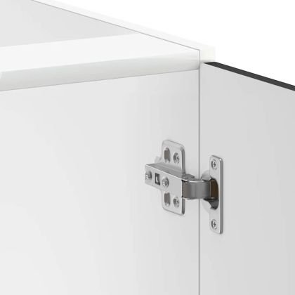 Шкаф за мивка, Lucca, черен, инженерно дърво