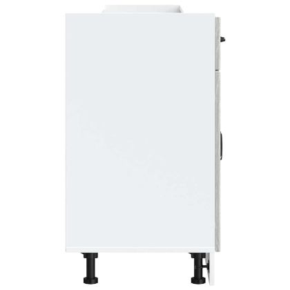 Кухненски шкаф Lucca, сив сонома, инженерна дървесина