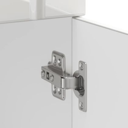 Кухненски шкаф Lucca, бял гланц, инженерно дърв