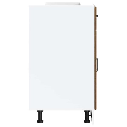 Кухненски шкаф Lucca, кафяв дъб, инженерна дървесина