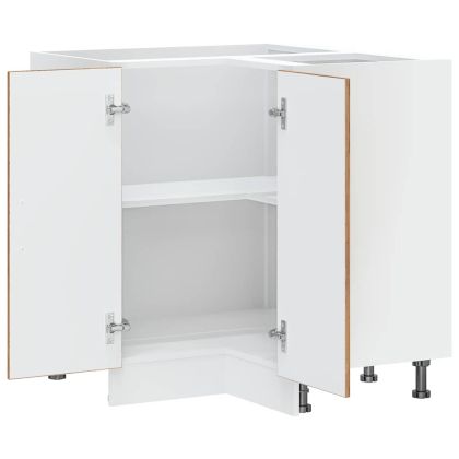 Кухненски ъглов шкаф Lucca, старо дърво, инженерно дърво