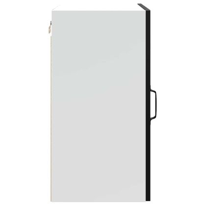 Кухненски стенен шкаф Lucca, черен, инженерно дърво