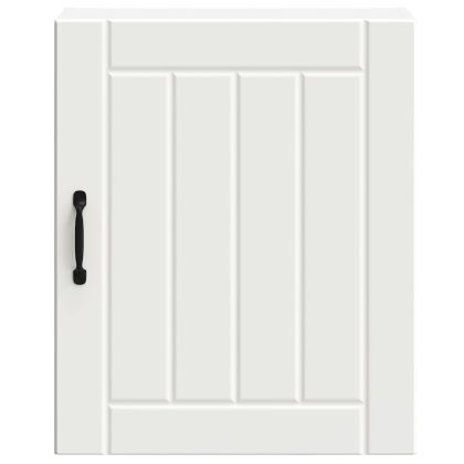 Кухненски стенен шкаф Lucca, бял, инженерно дърво