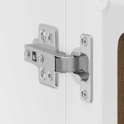 Кухненски стенен шкаф със стъклена врата Lucca кафяв дъб