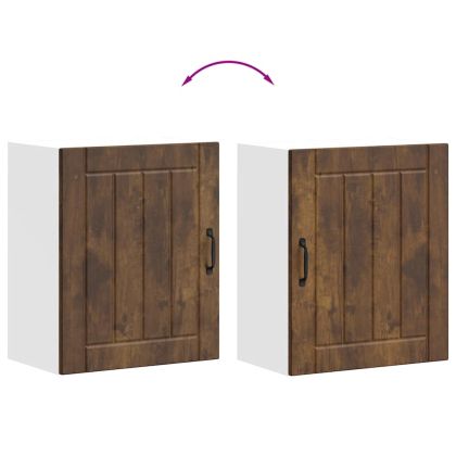 Кухненски стенен шкаф Lucca, опушен дъб, инженерно дърво