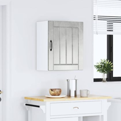 Кухненски стенен шкаф Lucca, бетонно сив, инженерно дърво