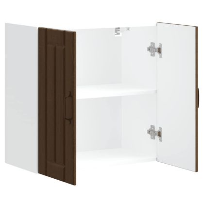 Кухненски стенен шкаф Lucca, кафяв дъб, инженерно дърво