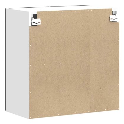 Кухненски стенен шкаф Lucca, черен, инженерно дърво