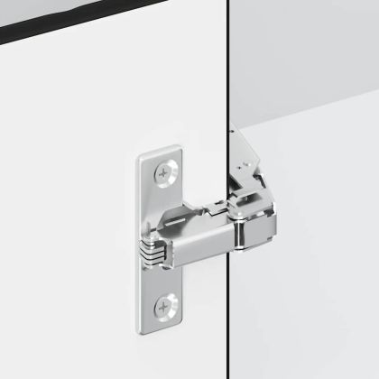 Кухненски стенен ъглов шкаф Lucca, черен, инженерно дърво