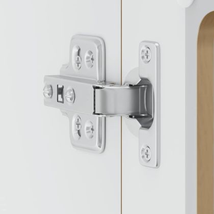 Кухненски стенен шкаф със стъклена врата "Lucca" от дъб Artisan, инженерна дървесина