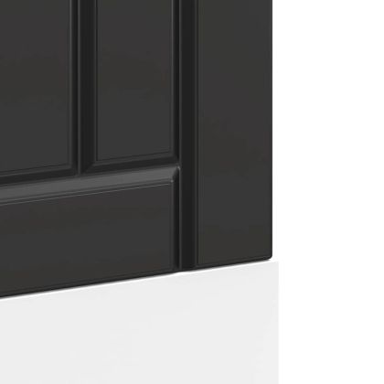 Панел за миялна машина, Lucca, черен, инженерно дърво