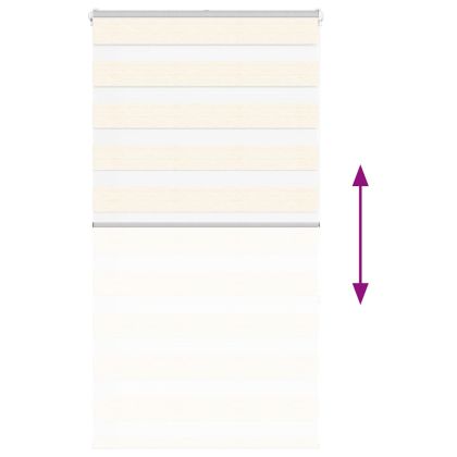 Зеброва щора 75x150 см Ширина на плата 70,9 см Полиестер