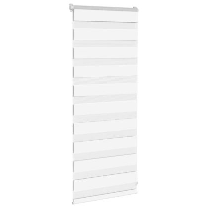 Зеброва щора бял 65x100 см Ширина на плата 60,9 см Полиестер