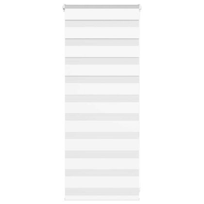 Зеброва щора бял 55x100 см Ширина на плата 50,9 см Полиестер