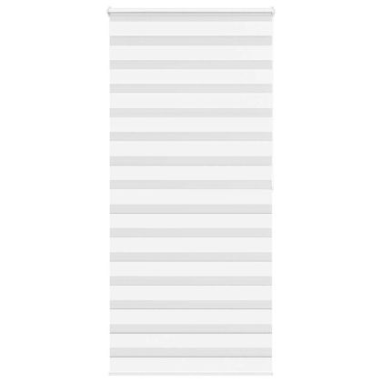 Зеброва щора бял 100x200 см ширина на плата 95,9 cm полиестер