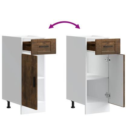 Кухненски шкаф Porto, опушен дъб, инженерно дърво