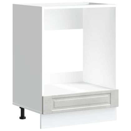 Шкаф за фурна, Porto, бетонно сив, инженерно дърво