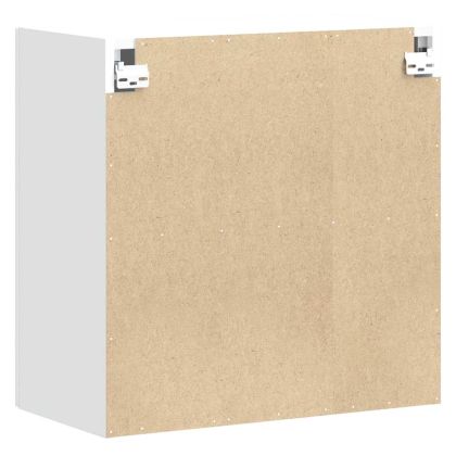 Кухненски стенен шкаф Porto, бял, инженерно дърво