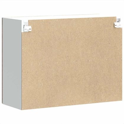 Кухненски стенен шкаф със стъклена врата Porto старо дърво