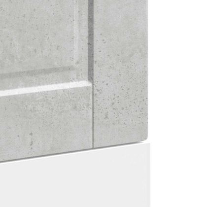 Панел за съдомиялна машина, Porto, бетонно сив, инженерно дърво