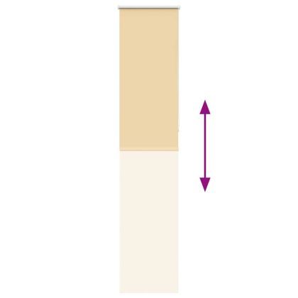 Ролкова щора Blackout Бежова 40x210 cm Ширина на плата 35,7 cm