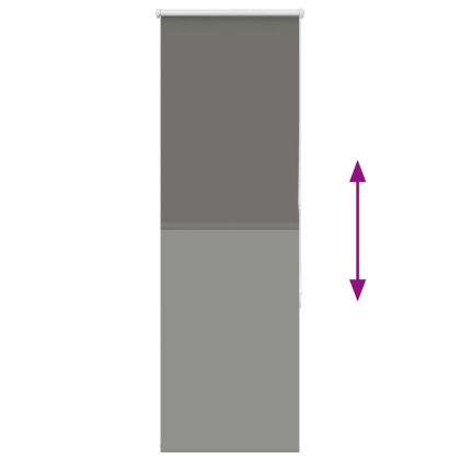 Ролетна щора Blackout Сив 45x175 cm Ширина на плата 40,7 cm