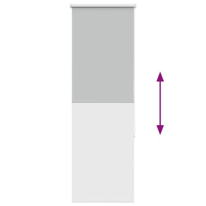 Ролкова щора Blackout Светло сиво 60x130 cm Ширина на плата