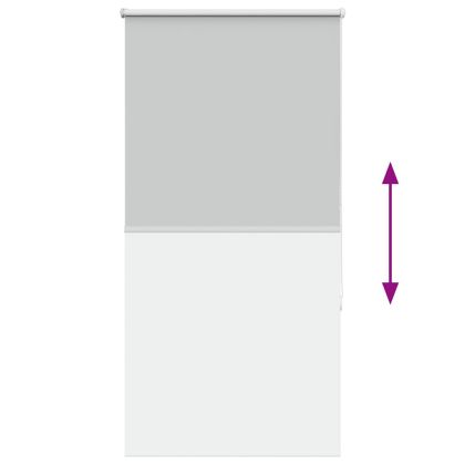 Ролкова щора Blackout Светло сиво 80x175 cm Ширина на плата