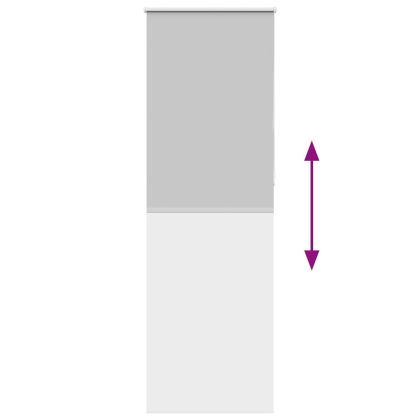 Ролкова щора Blackout Светло сиво 65x230 cm Ширина на плата