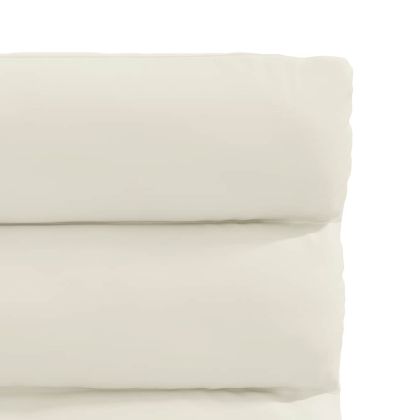 Трапезни столове, 4 бр, кремави, кадифе