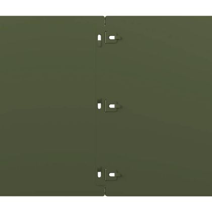 Краища за тревни площи 10 бр. маслиненозелени 25x103 cm