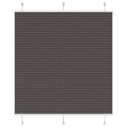 Плисирана щора черна 115x150 cm Ширина на плата 114,4 cm