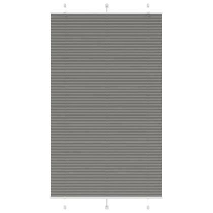 Плисирана щора Антрацит 115x200 cm Ширина на плата 114,4 cm