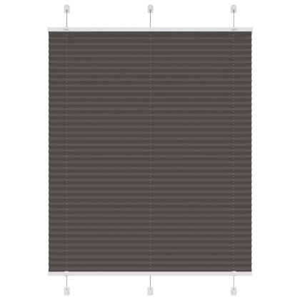 Плисирана щора черна 105x100 cm Ширина на плата 104,4 cm