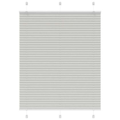 Плисирана щора Светло сиво 110x100 cm Ширина на плата 109,4 cm