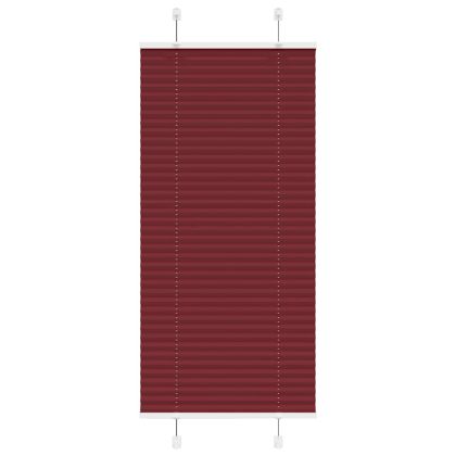 Плисирана щора Бордо червено 60x150 cm Ширина на плата 59,4 cm