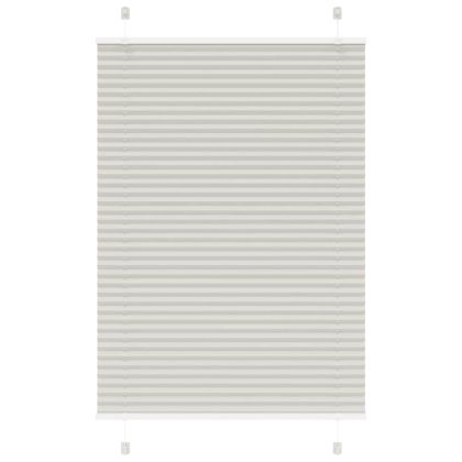 Плисирана щора Светло сиво 100x100 cm Ширина на плата 99,4 cm