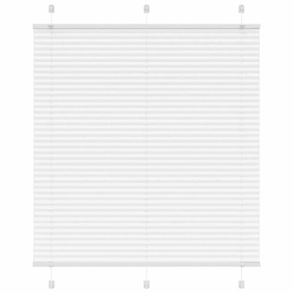 Плисирана щора Бяла 120x150 cm Ширина на плата 119,4 cm