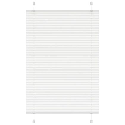 Плисирана щора Бяла 85x150 cm Ширина на плата 84,4 cm Полиестер