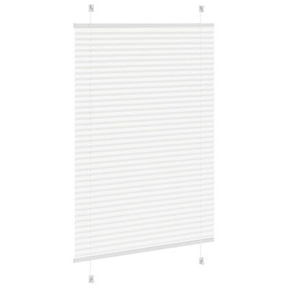 Плисирана щора Бяла 85x150 cm Ширина на плата 84,4 cm Полиестер