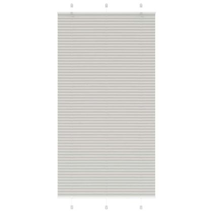 Плисирана щора Светло сиво 110x200 cm Ширина на плата 109,4 cm