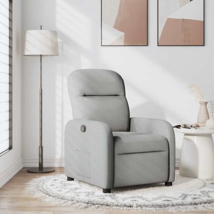 Recliner Chair Cloud Grey Fabric