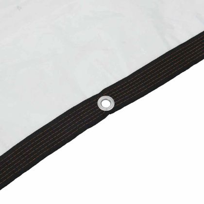 Прозрачен брезент с капси 8x8 m Полиетилен