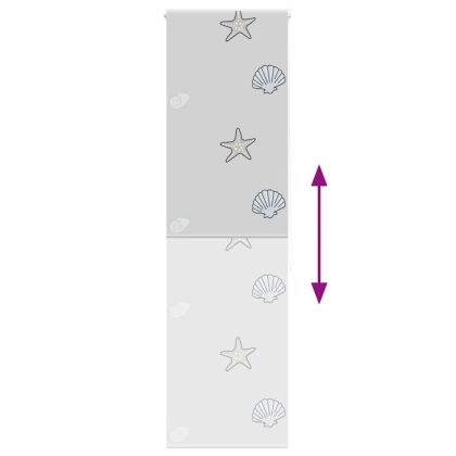 Ролетна щора за баня 60x240 см Ширина на плата 56 см