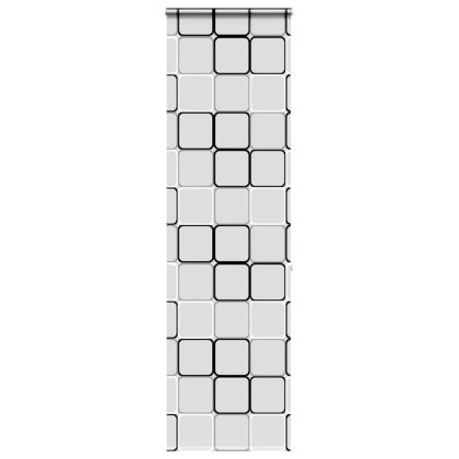 Ролетна щора за душ с касета 80x240 см Ширина на плата 76 см