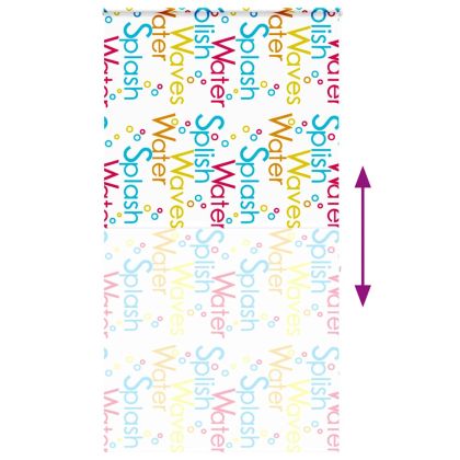 Ролетна щора за душ с касета 120x240 см Ширина на плата 116 см