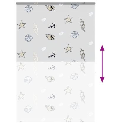 Ролетна щора за душ с касета 150x240 см Ширина на плата 146 см