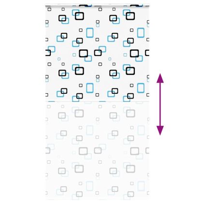 Ролетна щора за душ с касета 130x240 см Ширина на плата 126 см